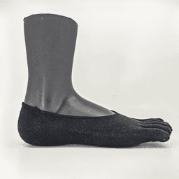 Cotton No Show Toe Socks