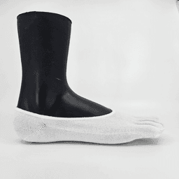 Cotton No Show Toe Socks