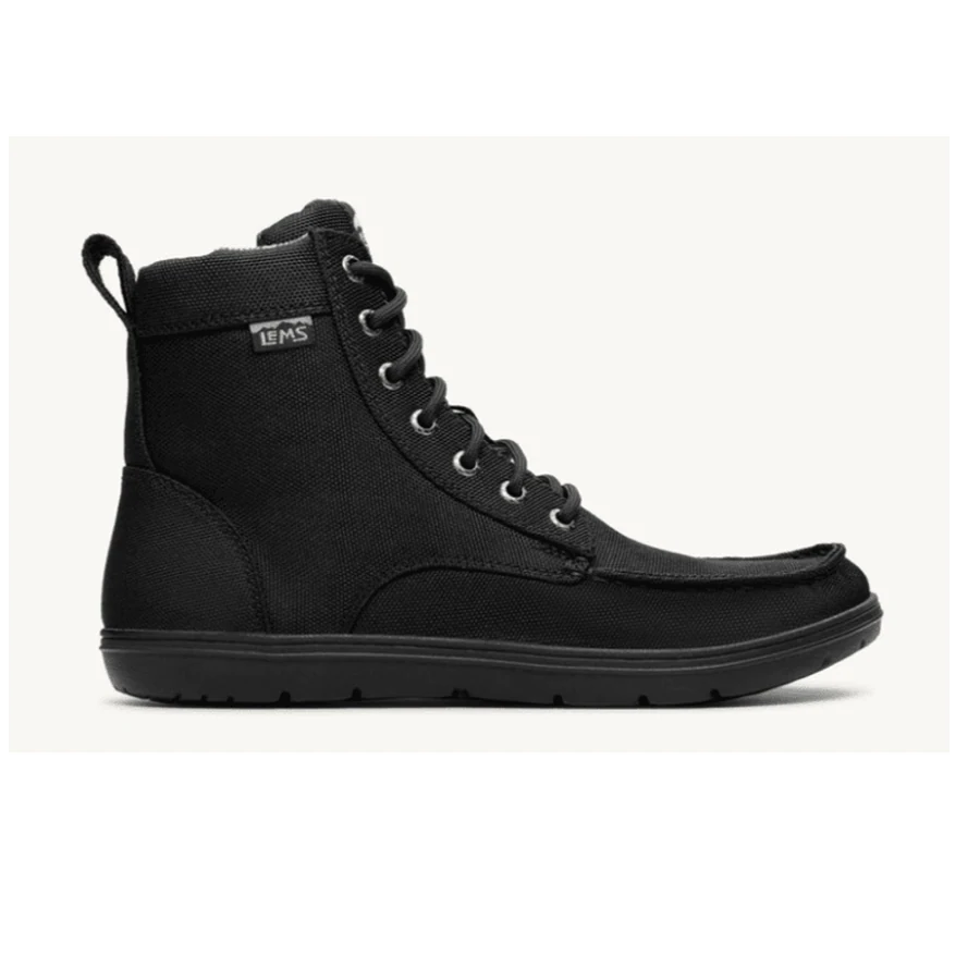 Boulder Boot Vegan Women's Black barefoot shoes