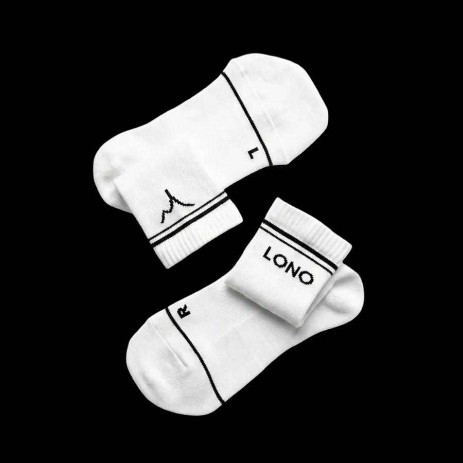 Lono BareTOE Socks White