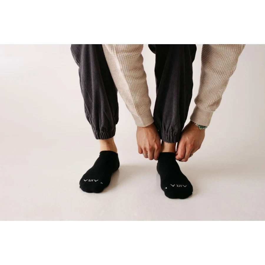 Everyday Barefoot Ankle Sock Black